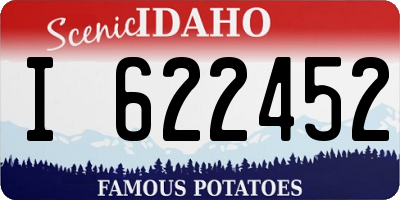 ID license plate I622452
