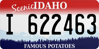 ID license plate I622463