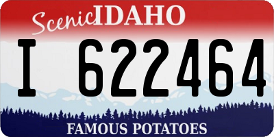 ID license plate I622464