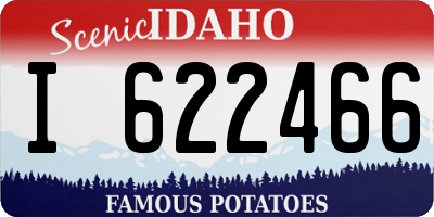 ID license plate I622466