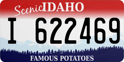 ID license plate I622469