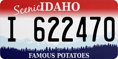 ID license plate I622470