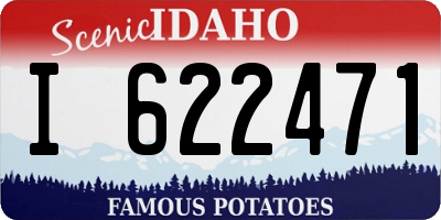 ID license plate I622471