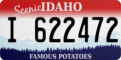 ID license plate I622472
