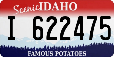 ID license plate I622475