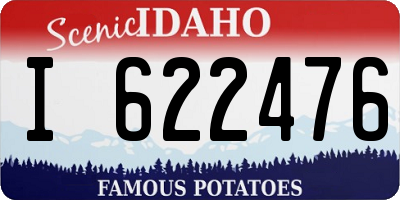 ID license plate I622476