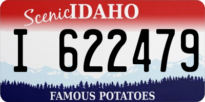ID license plate I622479