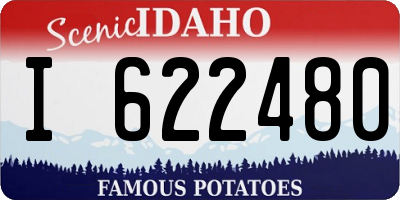 ID license plate I622480
