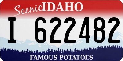 ID license plate I622482