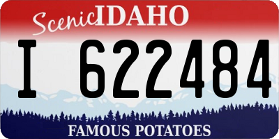 ID license plate I622484
