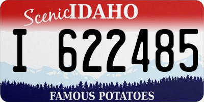 ID license plate I622485