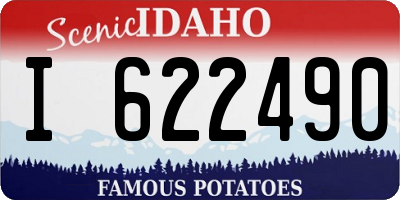 ID license plate I622490