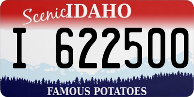 ID license plate I622500
