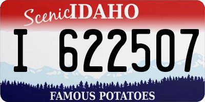 ID license plate I622507