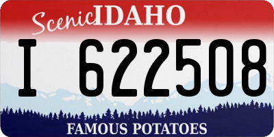 ID license plate I622508