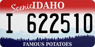 ID license plate I622510