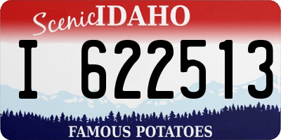 ID license plate I622513