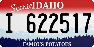 ID license plate I622517