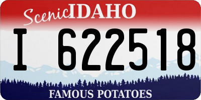 ID license plate I622518