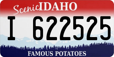 ID license plate I622525