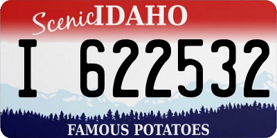 ID license plate I622532