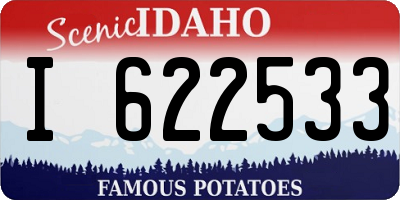 ID license plate I622533