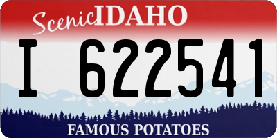 ID license plate I622541