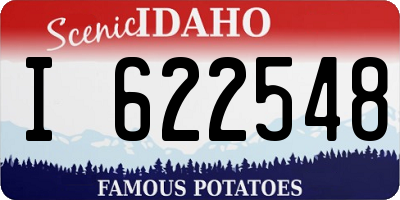 ID license plate I622548