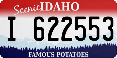 ID license plate I622553