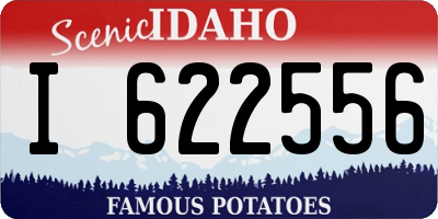 ID license plate I622556