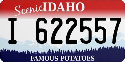 ID license plate I622557