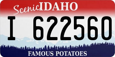 ID license plate I622560
