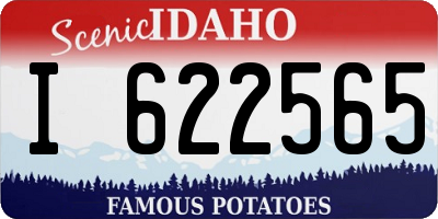 ID license plate I622565
