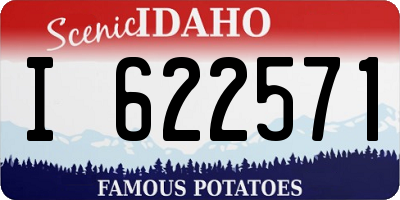 ID license plate I622571