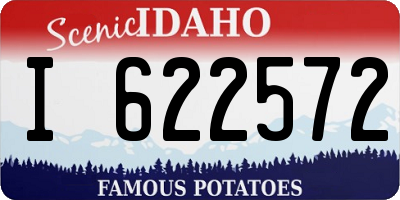 ID license plate I622572