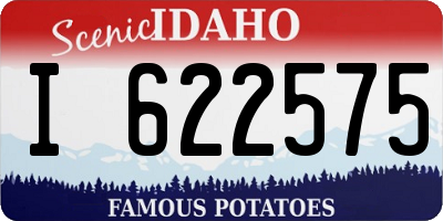 ID license plate I622575