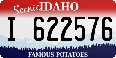 ID license plate I622576