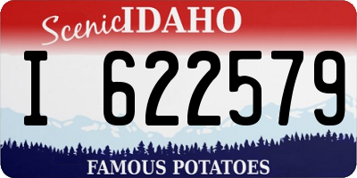 ID license plate I622579