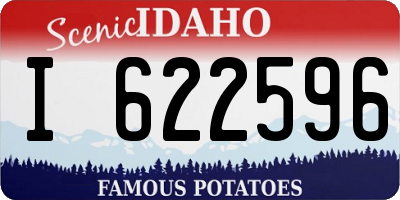 ID license plate I622596
