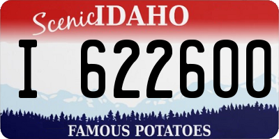 ID license plate I622600