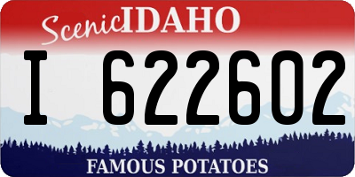 ID license plate I622602