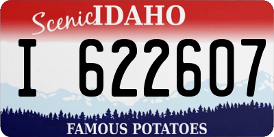 ID license plate I622607