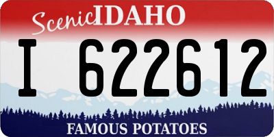 ID license plate I622612