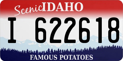 ID license plate I622618
