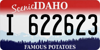 ID license plate I622623