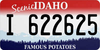 ID license plate I622625