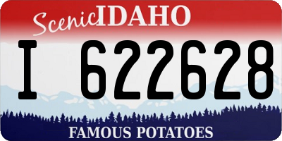 ID license plate I622628
