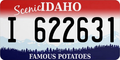 ID license plate I622631