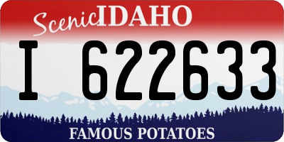 ID license plate I622633