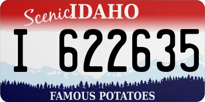 ID license plate I622635